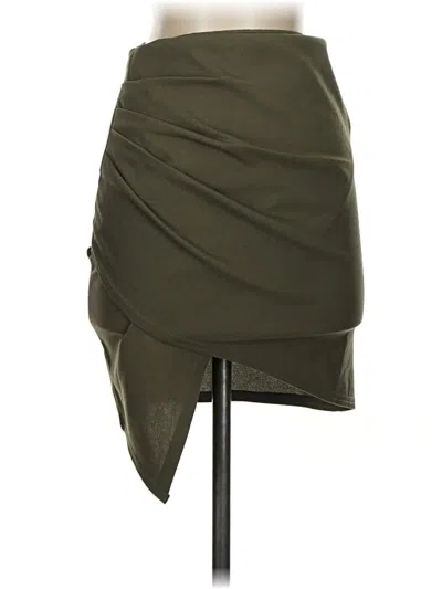 Pre-owned Nasty Gal Inc. Casual Skirt In Green
