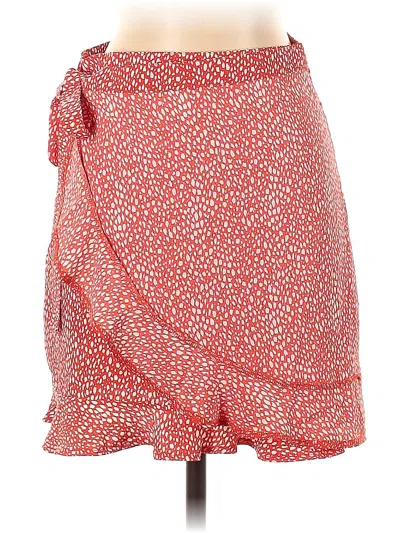 Pre-owned Nasty Gal Inc. Casual Skirt In Red