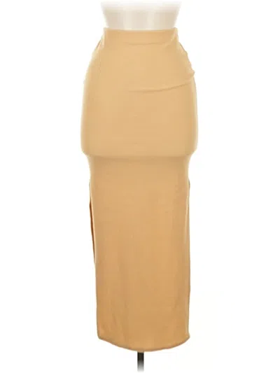Pre-owned Nasty Gal Inc. Casual Skirt In Tan