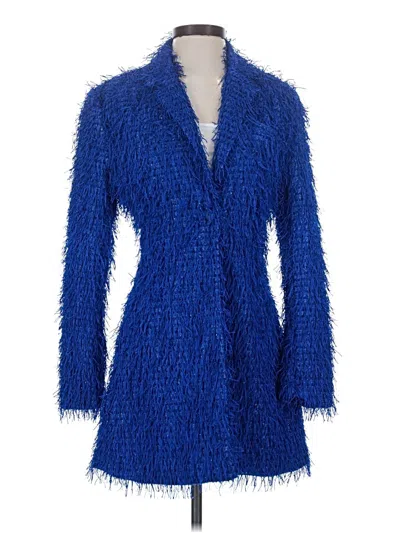 Pre-owned Nasty Gal Inc. Coat In Blue