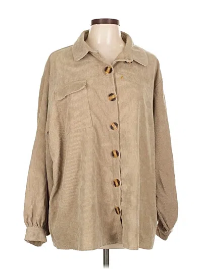 Pre-owned Nasty Gal Inc. Coat In Tan