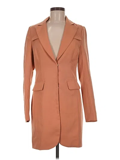 Pre-owned Nasty Gal Inc. Coat In Tan