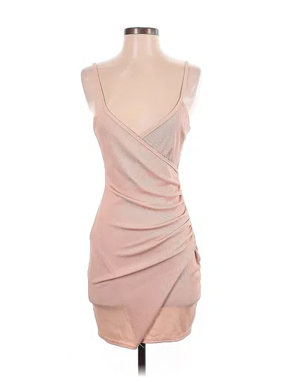 Pre-owned Nasty Gal Inc. Cocktail Dress In Brown