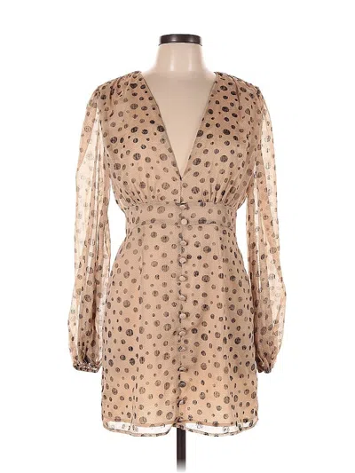 Pre-owned Nasty Gal Inc. Cocktail Dress In Brown