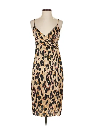 Pre-owned Nasty Gal Inc. Cocktail Dress In Brown