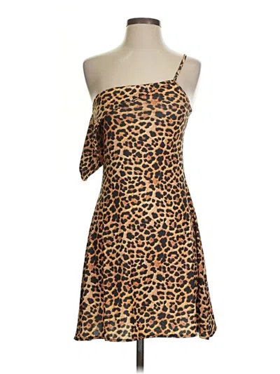 Pre-owned Nasty Gal Inc. Cocktail Dress In Brown