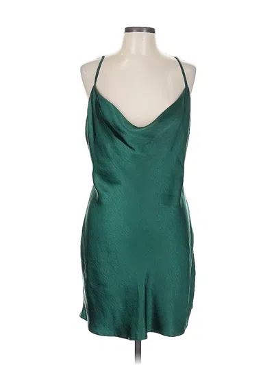 Pre-owned Nasty Gal Inc. Cocktail Dress In Green