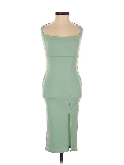 Pre-owned Nasty Gal Inc. Cocktail Dress In Green