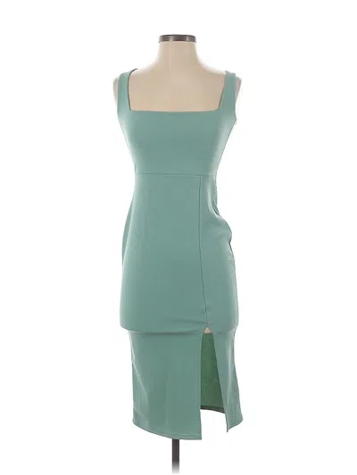 Pre-owned Nasty Gal Inc. Cocktail Dress In Green