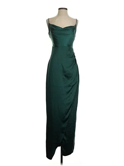Pre-owned Nasty Gal Inc. Cocktail Dress In Green
