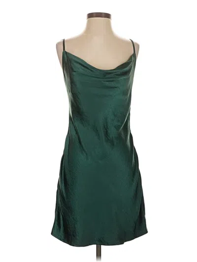 Pre-owned Nasty Gal Inc. Cocktail Dress In Green