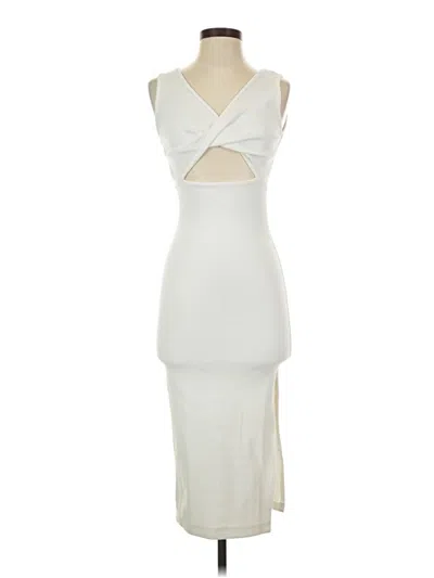 Pre-owned Nasty Gal Inc. Cocktail Dress In Ivory