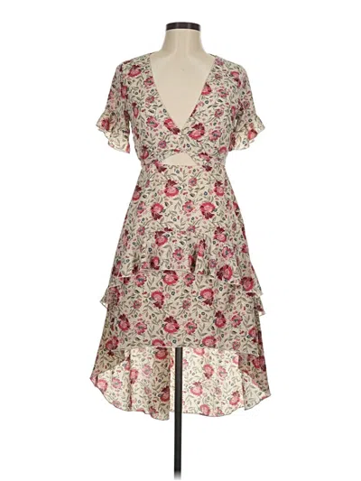 Pre-owned Nasty Gal Inc. Cocktail Dress In Ivory