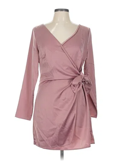 Pre-owned Nasty Gal Inc. Cocktail Dress In Pink