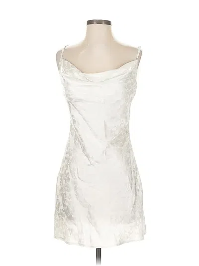 Pre-owned Nasty Gal Inc. Cocktail Dress In Silver