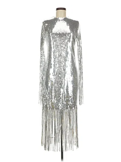 Pre-owned Nasty Gal Inc. Cocktail Dress In Silver