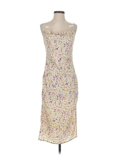 Pre-owned Nasty Gal Inc. Cocktail Dress In White