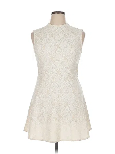 Pre-owned Nasty Gal Inc. Cocktail Dress In White