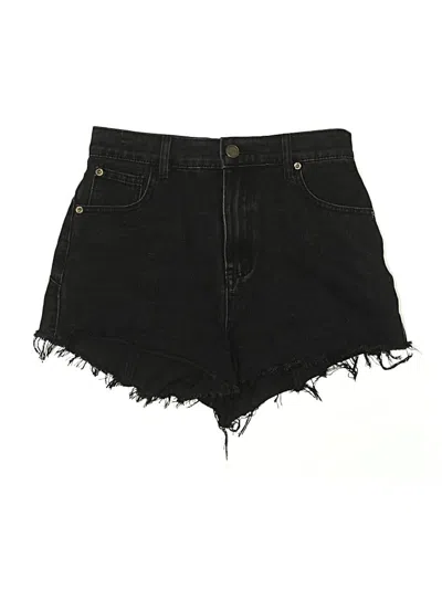 Pre-owned Nasty Gal Inc. Denim Shorts In Black