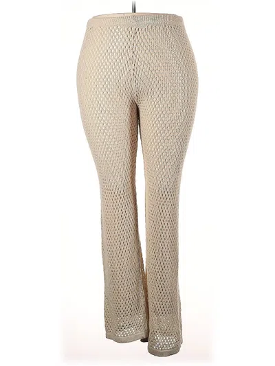 Pre-owned Nasty Gal Inc. Dress Pants In Gold