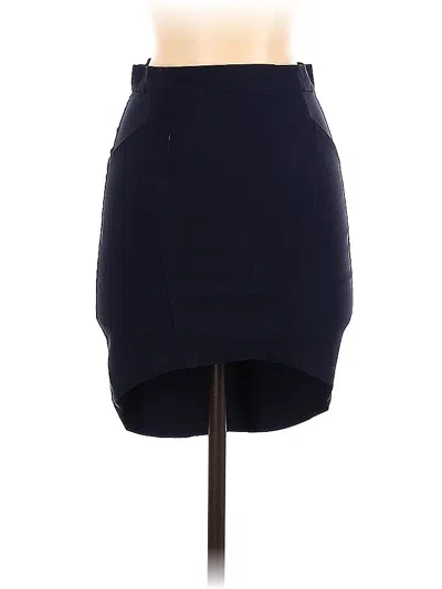Pre-owned Nasty Gal Inc. Formal Skirt In Blue