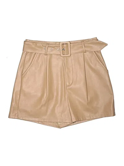 Pre-owned Nasty Gal Inc. Khaki Shorts In Tan