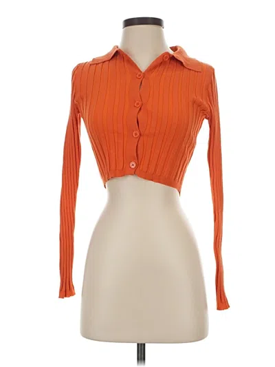 Nasty Gal Inc. Long Sleeve Blouse In Orange