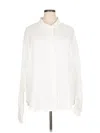 Nasty Gal Inc. Long Sleeve Button Down Shirt In White