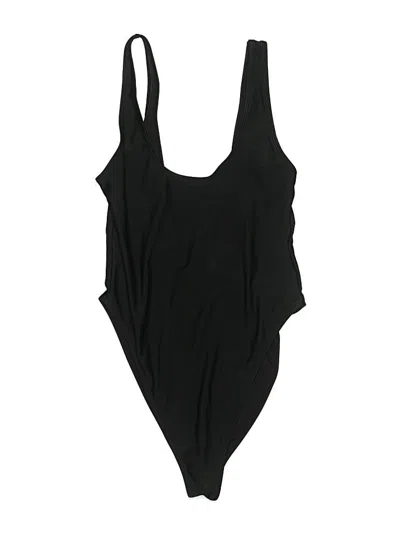 Pre-owned Nasty Gal Inc. One Piece Swimsuit In Black