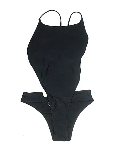 Pre-owned Nasty Gal Inc. One Piece Swimsuit In Black