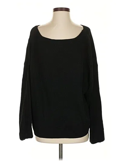 Pre-owned Nasty Gal Inc. Pullover Sweater In Black