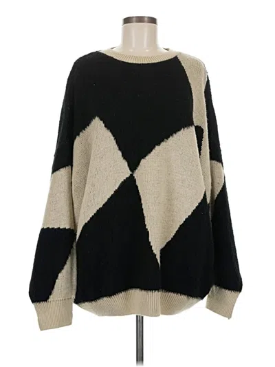 Pre-owned Nasty Gal Inc. Pullover Sweater In Black