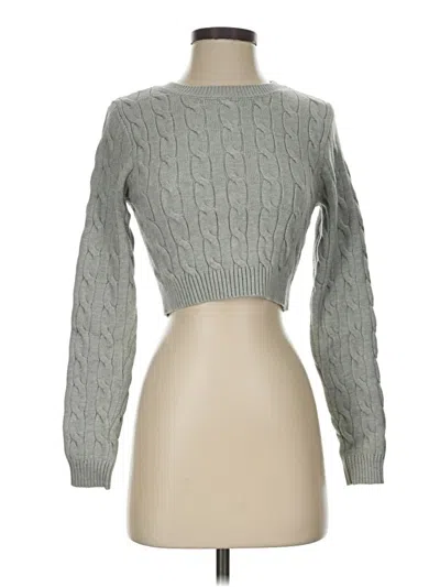 Pre-owned Nasty Gal Inc. Pullover Sweater In Gray