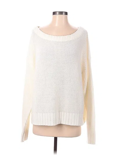 Pre-owned Nasty Gal Inc. Pullover Sweater In White