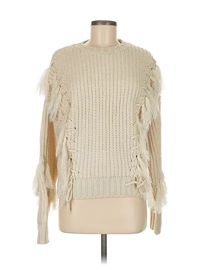 Pre-owned Nasty Gal Inc. Pullover Sweater In White