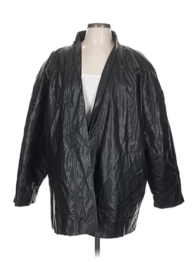 Pre-owned Nasty Gal Inc. Raincoat In Black