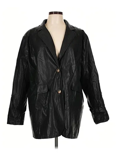 Pre-owned Nasty Gal Inc. Raincoat In Black