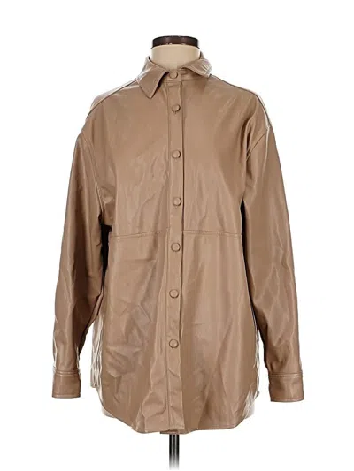 Pre-owned Nasty Gal Inc. Raincoat In Brown