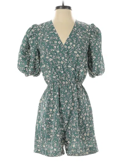 Pre-owned Nasty Gal Inc. Romper In Blue