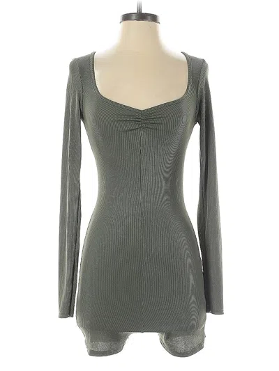 Pre-owned Nasty Gal Inc. Romper In Gray