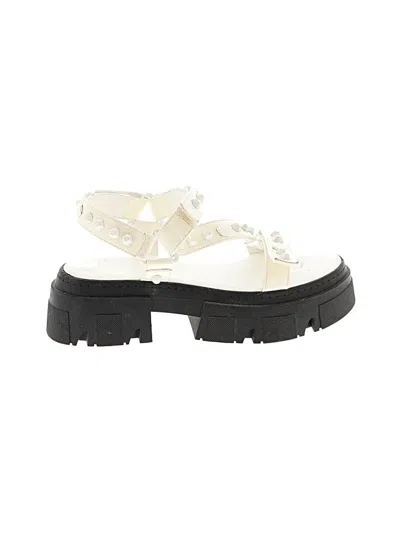 Pre-owned Nasty Gal Inc. Sandals In White