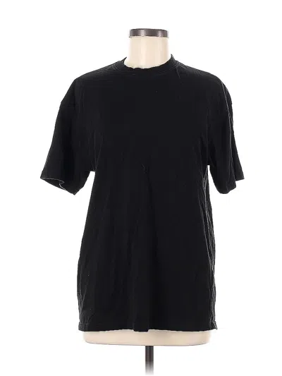 Pre-owned Nasty Gal Inc. Short Sleeve T-shirt In Black