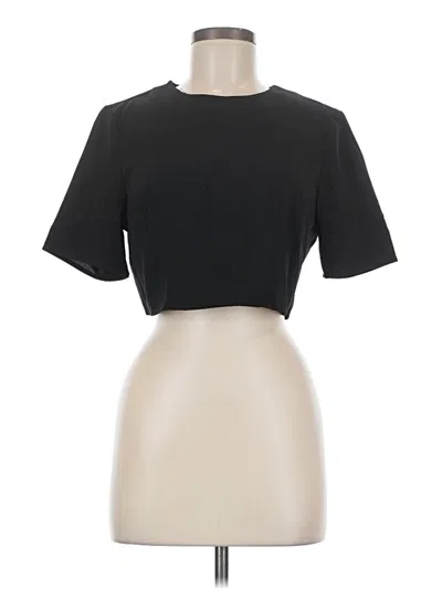 Nasty Gal Inc. Short Sleeve Top Black Boatneck Tops