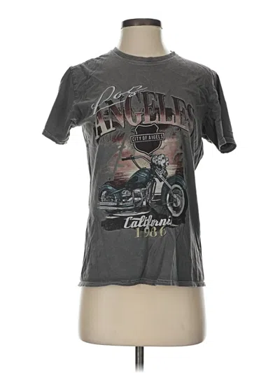 Pre-owned Nasty Gal Inc. Short Sleeve T-shirt In Gray