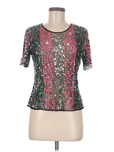 Pre-owned Nasty Gal Inc. Short Sleeve T-shirt In Silver