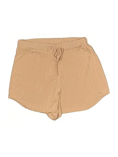 Pre-owned Nasty Gal Inc. Shorts In Tan