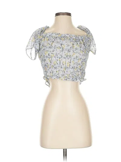 Pre-owned Nasty Gal Inc. Sleeveless Blouse In Blue