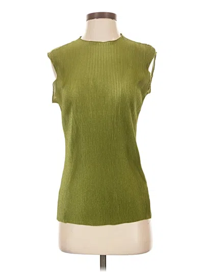 Pre-owned Nasty Gal Inc. Sleeveless Blouse In Green