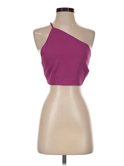 Pre-owned Nasty Gal Inc. Sleeveless Blouse In Purple