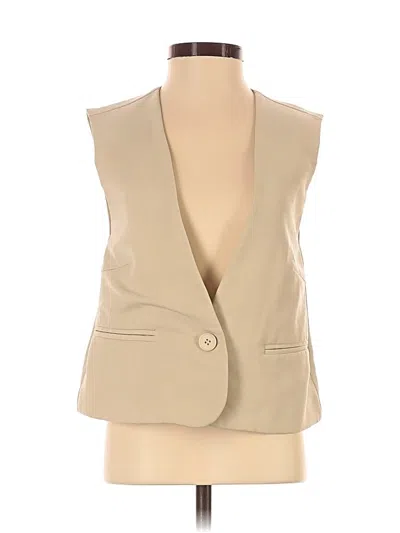 Pre-owned Nasty Gal Inc. Sleeveless Blouse In Tan